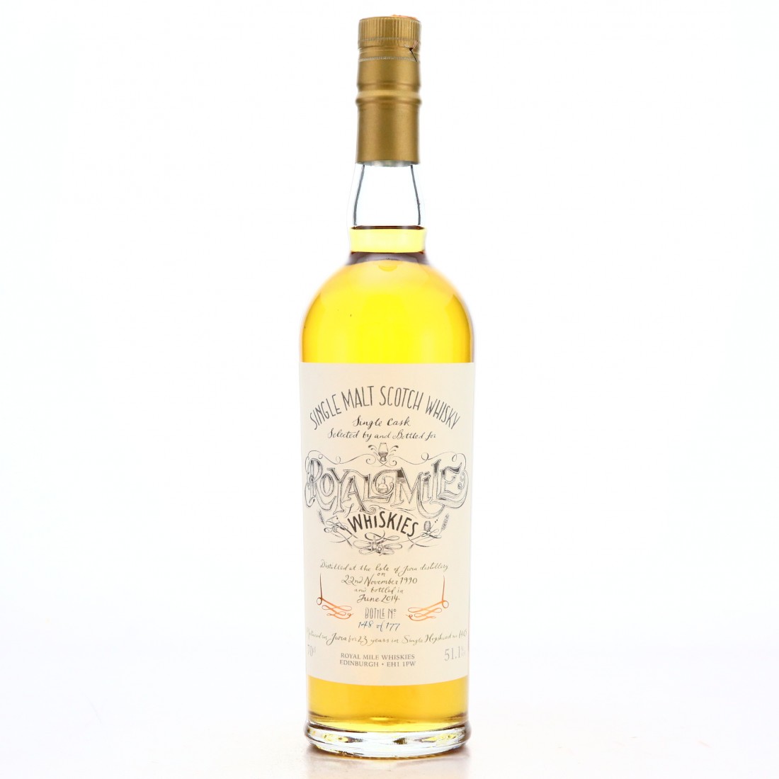 Jura 1990 Royal Mile Whiskies 23 Year Old Whisky Auctioneer