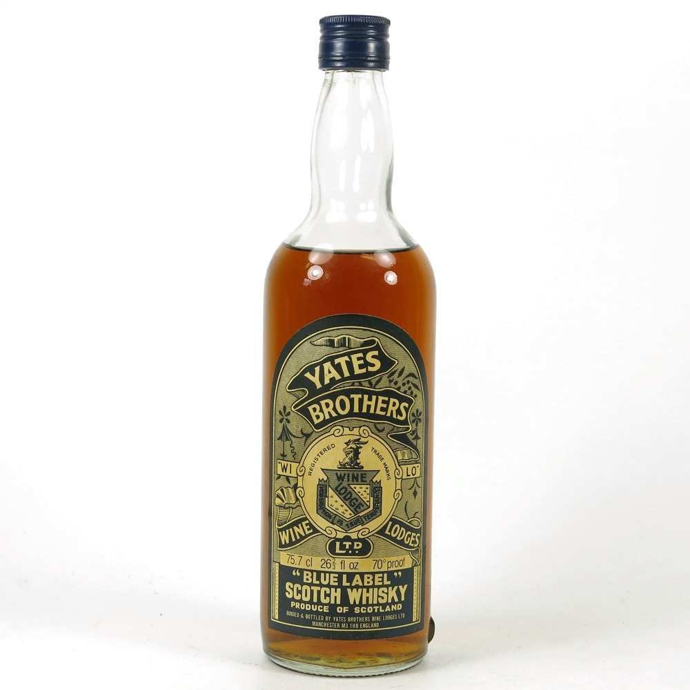 Yate's Brothers Blue Label Blend 1970s Whisky Auctioneer