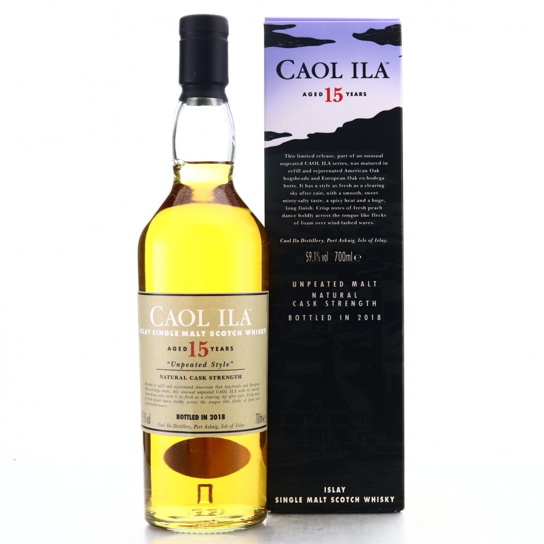 Caol Ila 15 Year Old Unpeated Cask Strength 18 Release Whisky Auctioneer