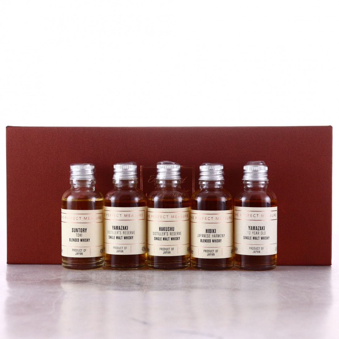 Perfect Measure Japanese Whisky Tasting Set Samples x 5 Whisky Auctioneer