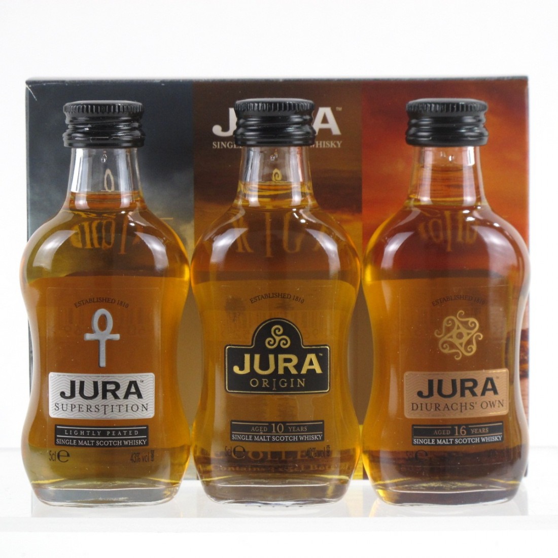 Jura The Collection Miniature Gift Pack 3 x 5cl Whisky Auctioneer
