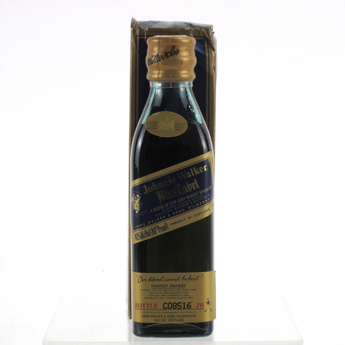 Johnnie Walker Blue Label Miniature 5cl Whisky Auctioneer