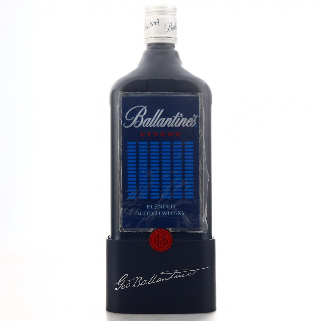 SEAU A GLACONS GLACE publicitaire - BALLANTINE'S WHISKY 19 cm x 19 cm x 16,5 cm