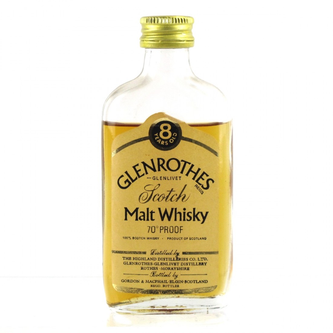 Glenrothes 8 Year Old 1970s Whisky Auctioneer