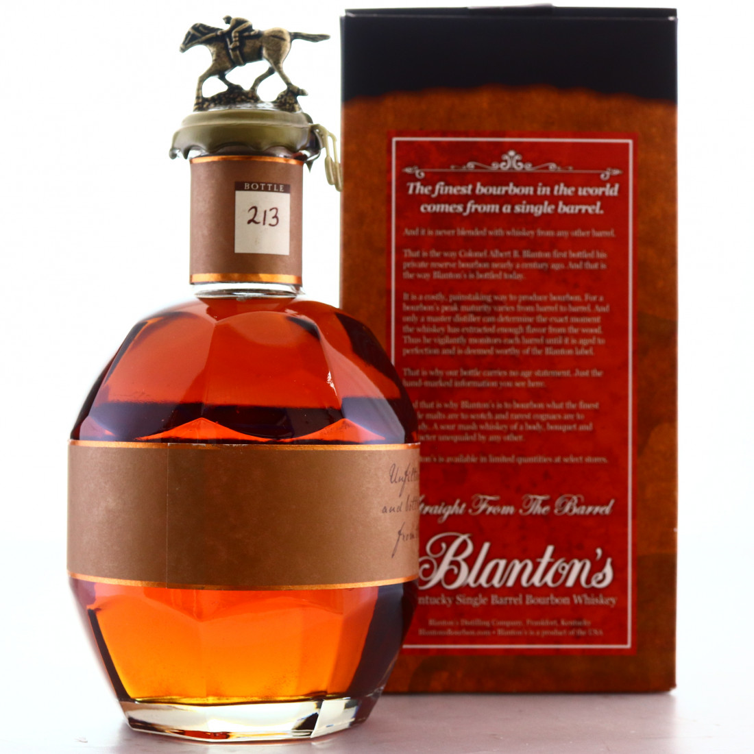 Blanton's Straight from the Barrel Dumped 2020 Whisky Auctioneer