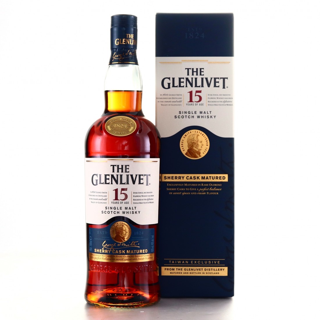 Glenlivet 15 Year Old Sherry Cask / Taiwan Exclusive Whisky Auctioneer