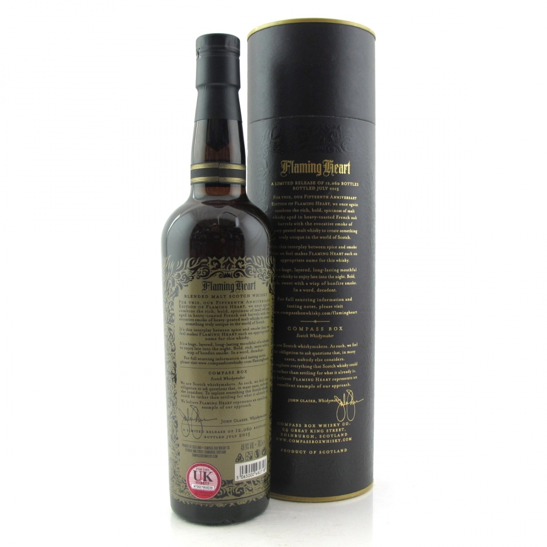 Compass Box Flaming Heart 2015 Limited Edition Whisky Auctioneer