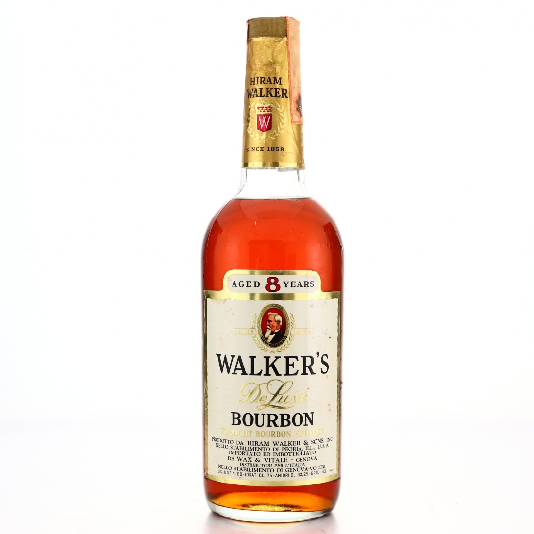 Walker's 8 Year Old De Luxe Bourbon Whisky Auctioneer