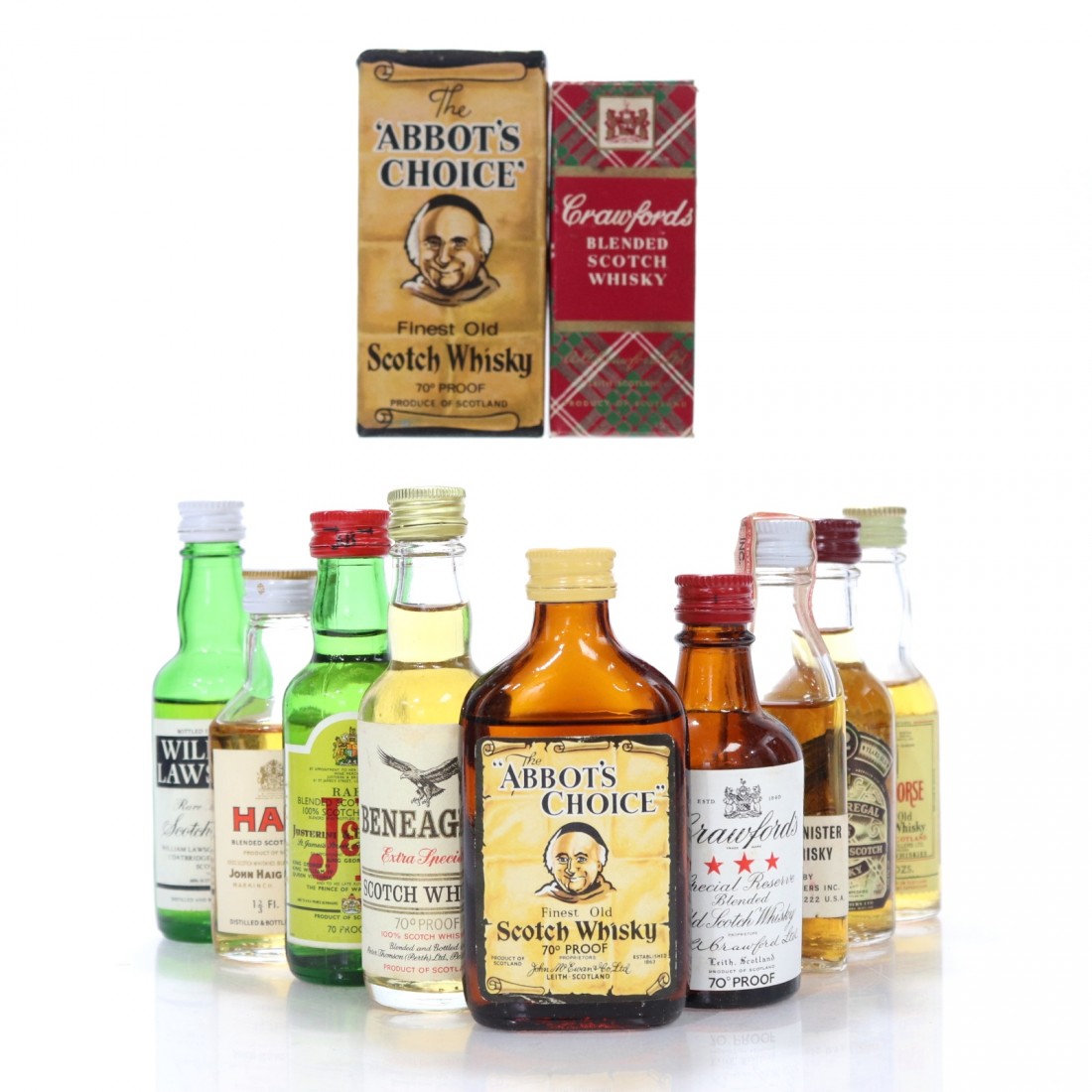 Scotch Whisky Miniature Selection x 9 | Whisky Auctioneer