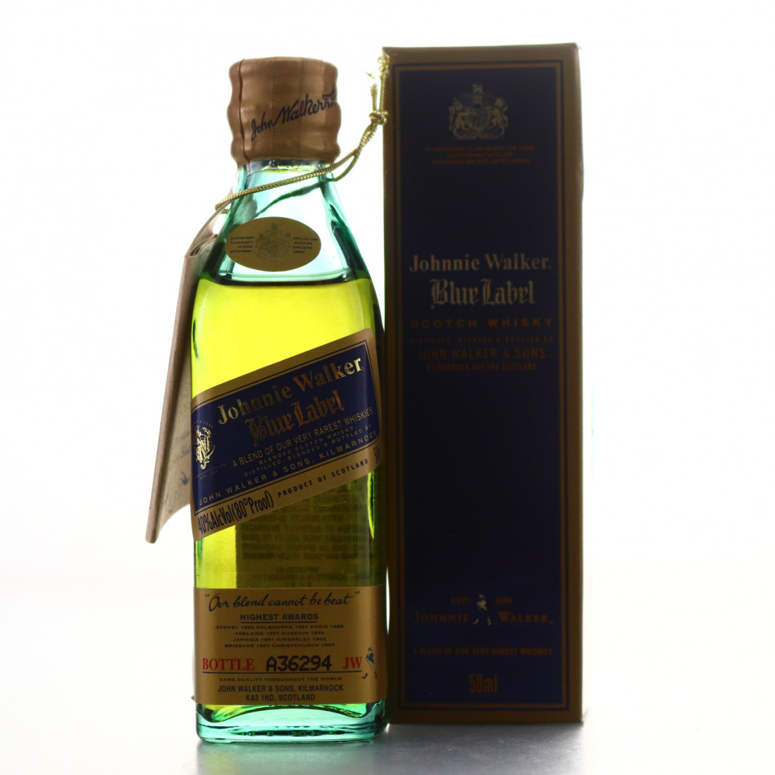 Johnnie Walker Blue Label Miniature Whisky Auctioneer