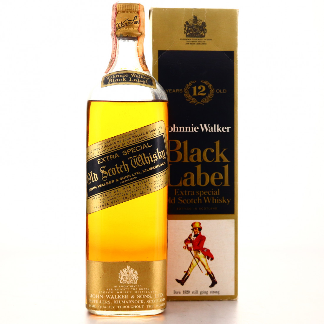 Johnnie Walker Black Label 1960s / Duty Free Whisky Auctioneer