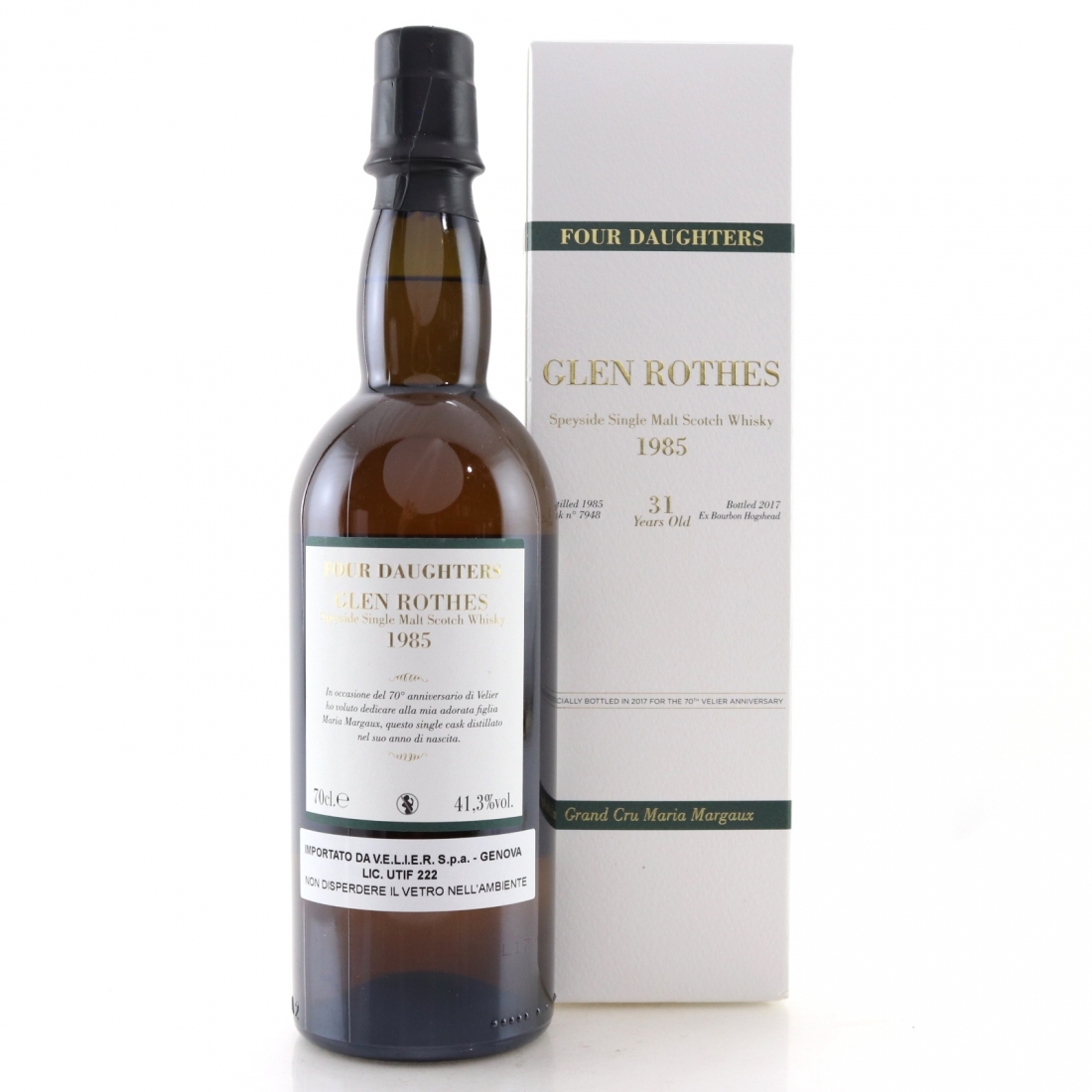 Glenrothes 1985 Drop by Drop 31 Year Old / Velier 70th Anniversary