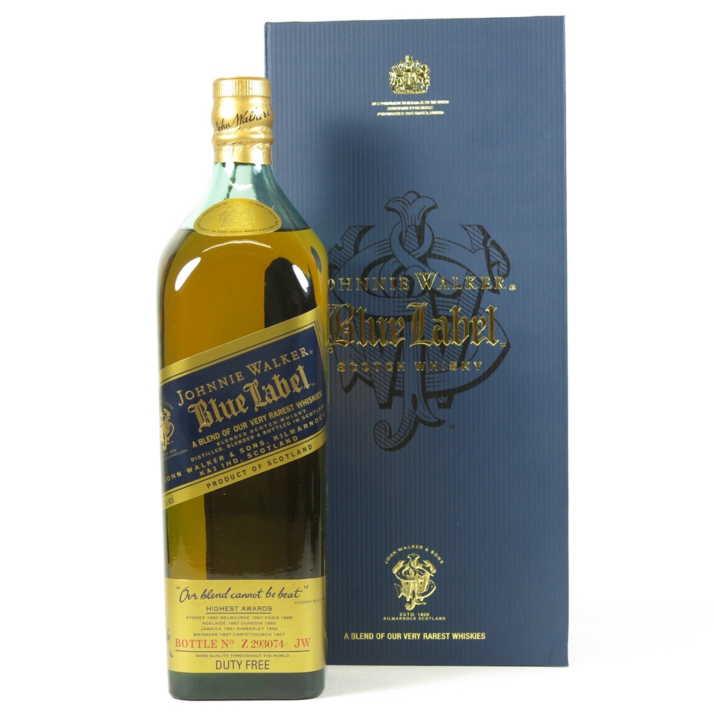 Johnnie Walker Blue Label 1 Litre Whisky Auctioneer