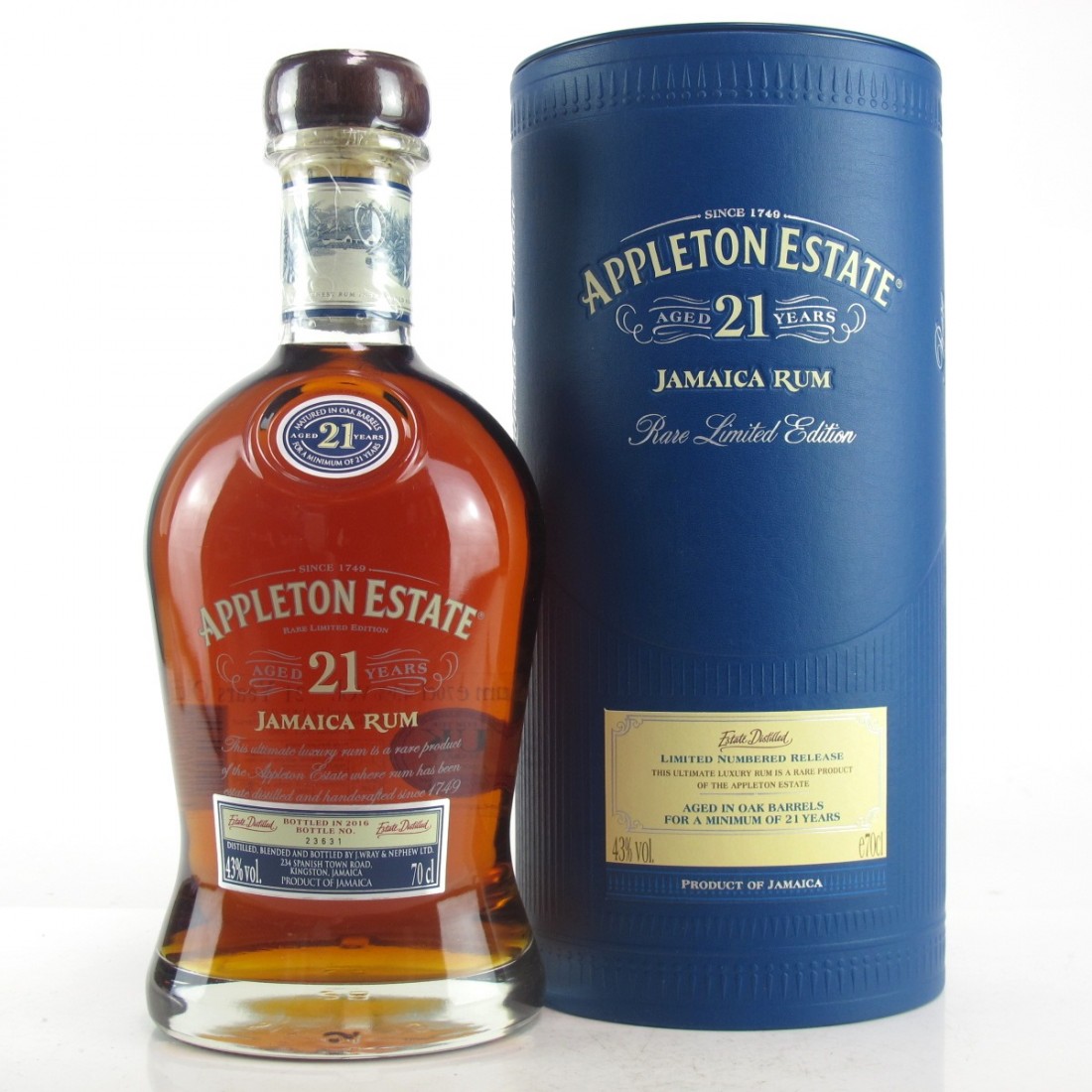 Appleton Estate 21 Year Old Jamaican Rum Whisky Auctioneer