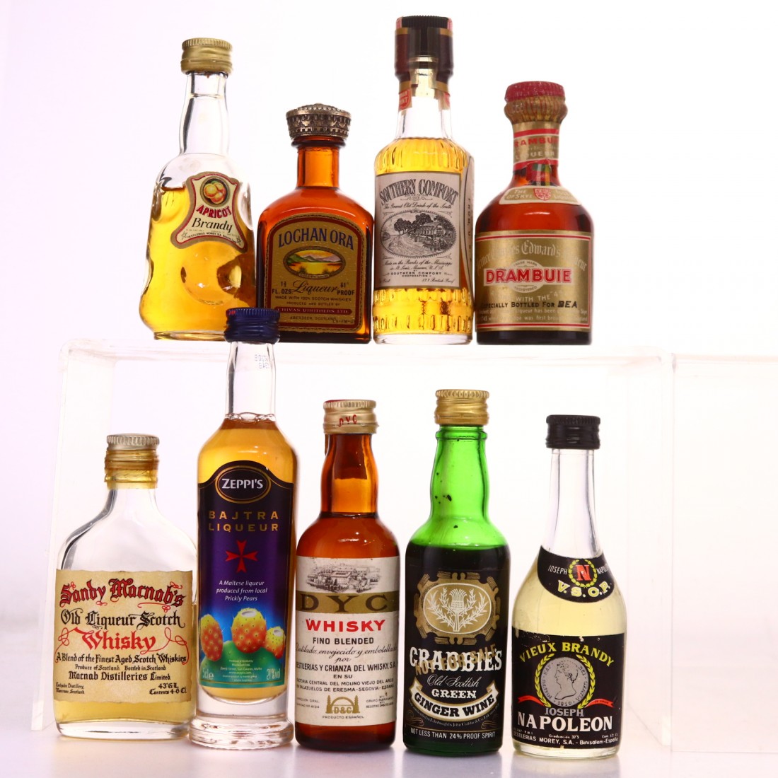 Liqueur Miniatures x 9 Whisky Auctioneer