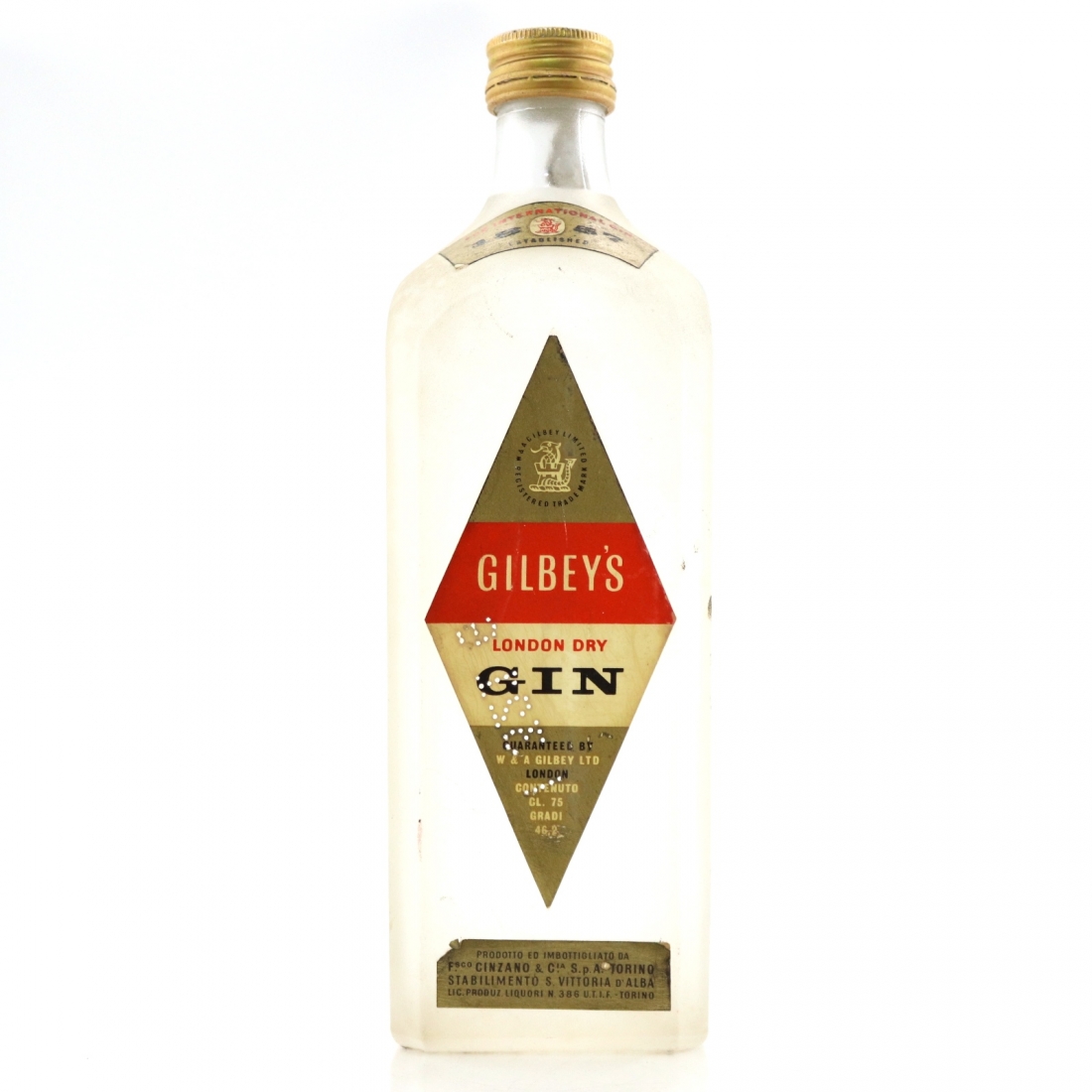Gilbey's London Dry Gin 1950s Whisky Auctioneer