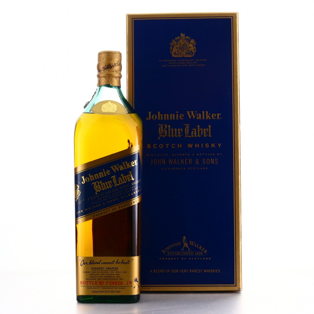 Johnnie Walker Blue Label 1 Litre Whisky Auctioneer