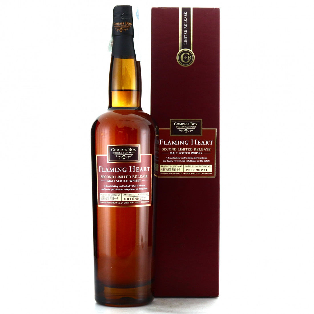 Compass Box Flaming Heart Limited Edition Whisky Auctioneer