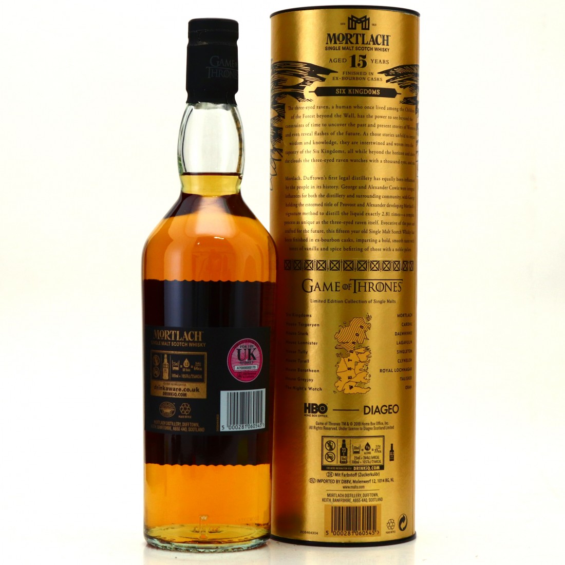 Mortlach 15 Year Old Game of Thrones / Six Kingdoms Whisky Auctioneer