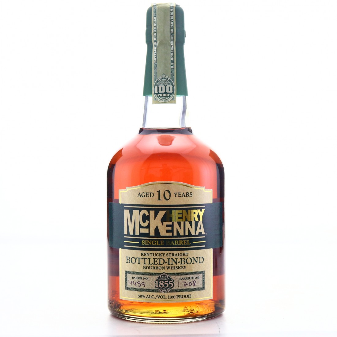 Henry McKenna 2008 Single Barrel 10 Year Old 4459 Whisky Auctioneer