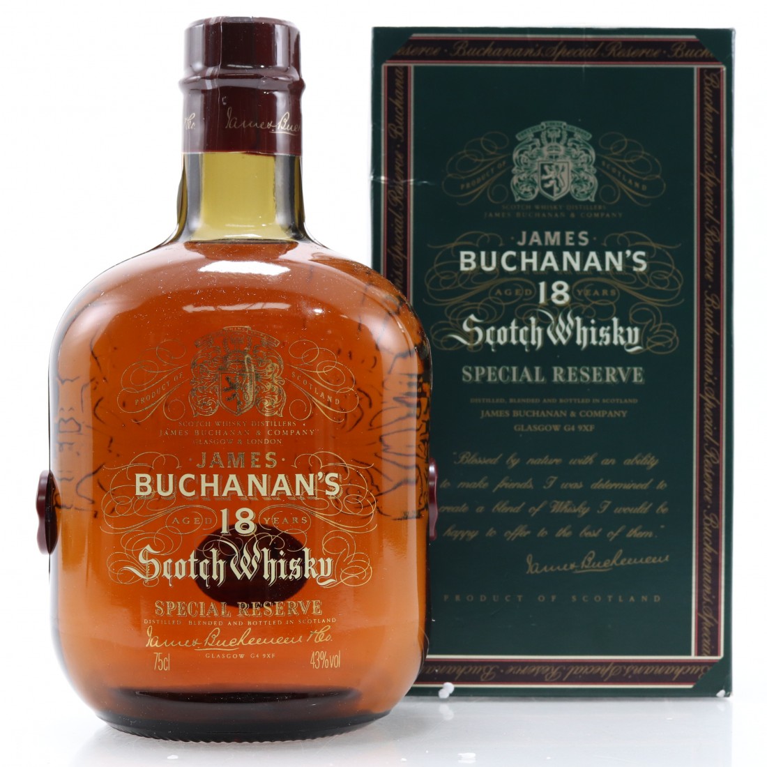 Buchanan's 18 Year Old Special Reserve 75cl Whisky Auctioneer