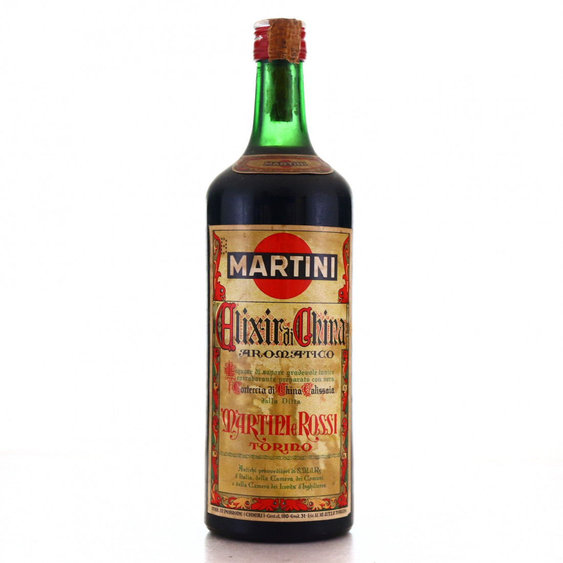 Martini and Rossi China Martini 1 Litre 1970s Whisky Auctioneer