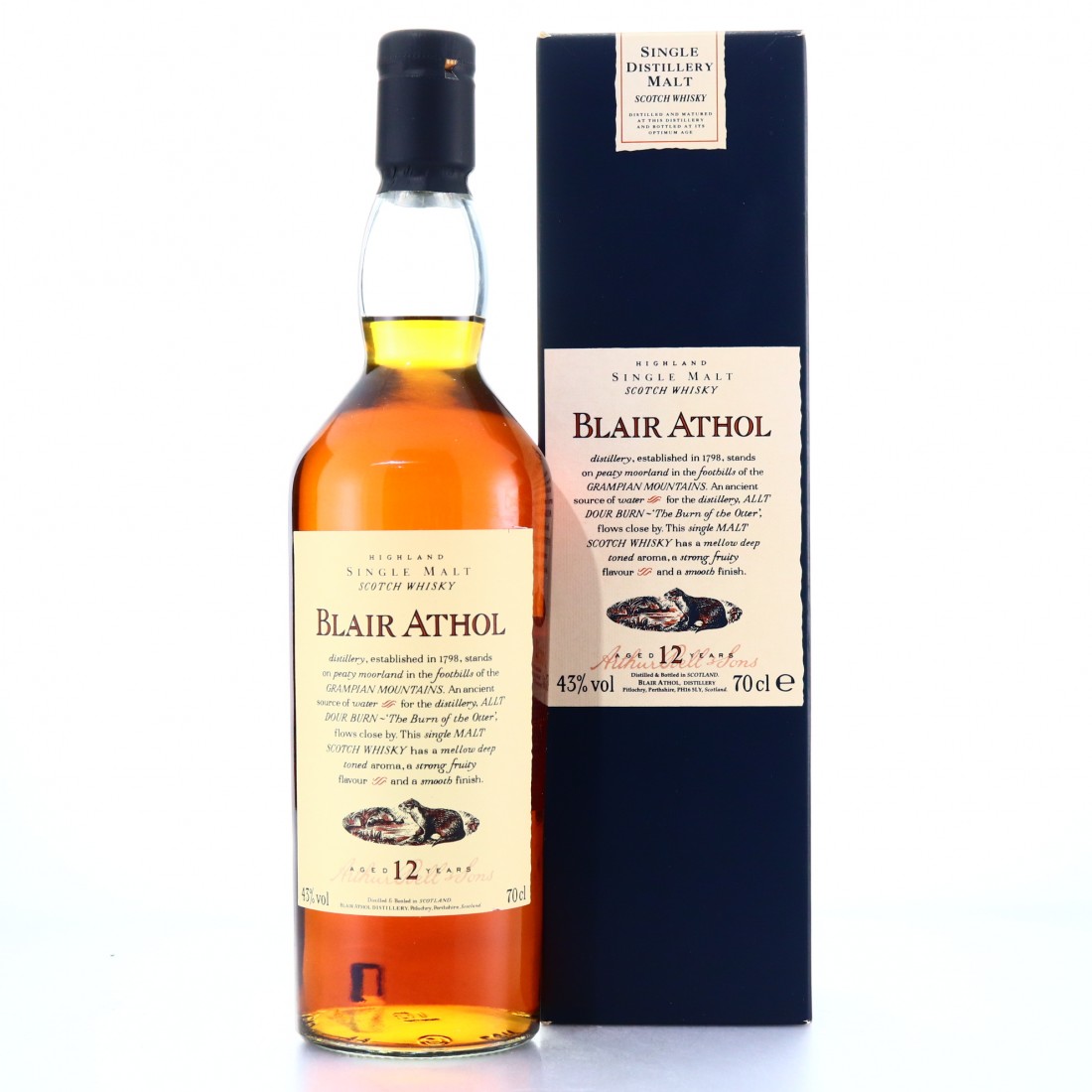 Blair Athol 12 Year Old Flora and Fauna Whisky Auctioneer