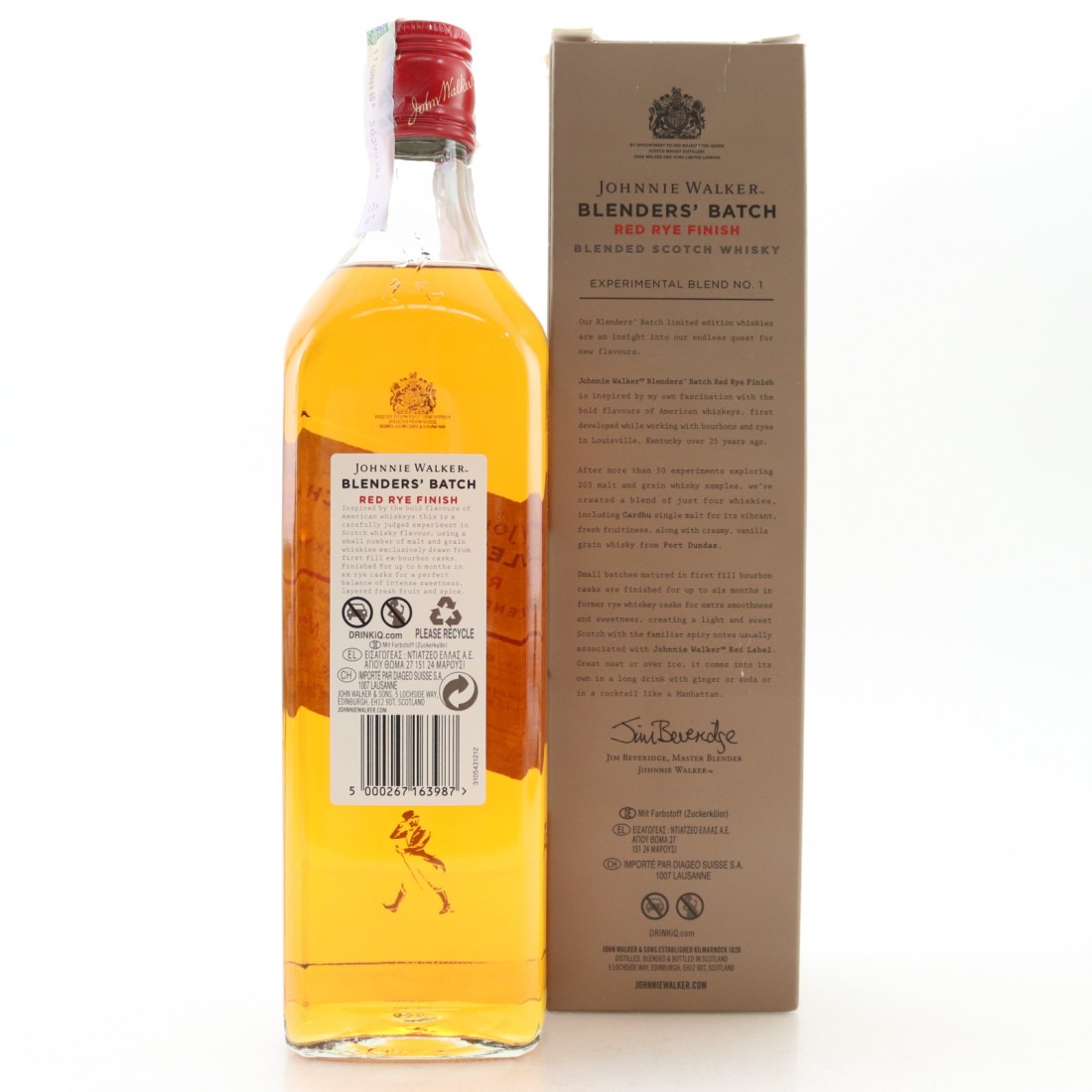 Johnnie Walker Blenders' Batch 1 / Red Rye Finish Whisky Auctioneer