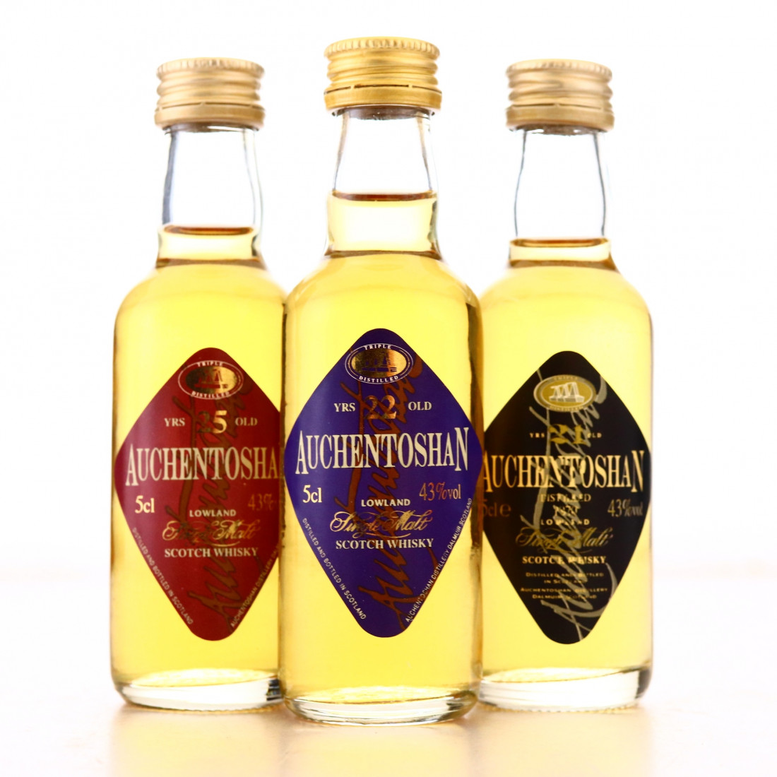 Auchentoshan Miniatures x 3 | Whisky Auctioneer