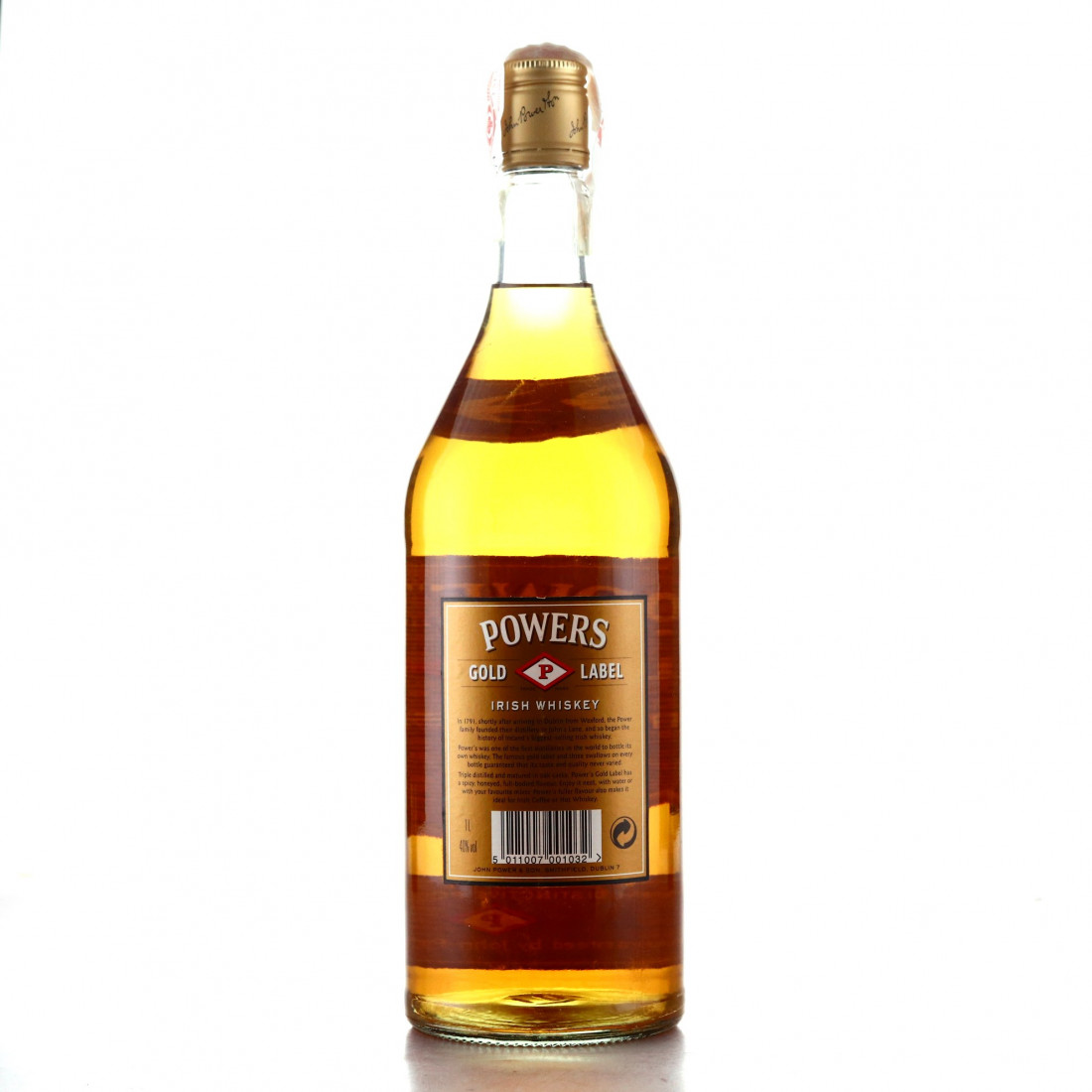 Powers Gold Label 1 Litre Whisky Auctioneer