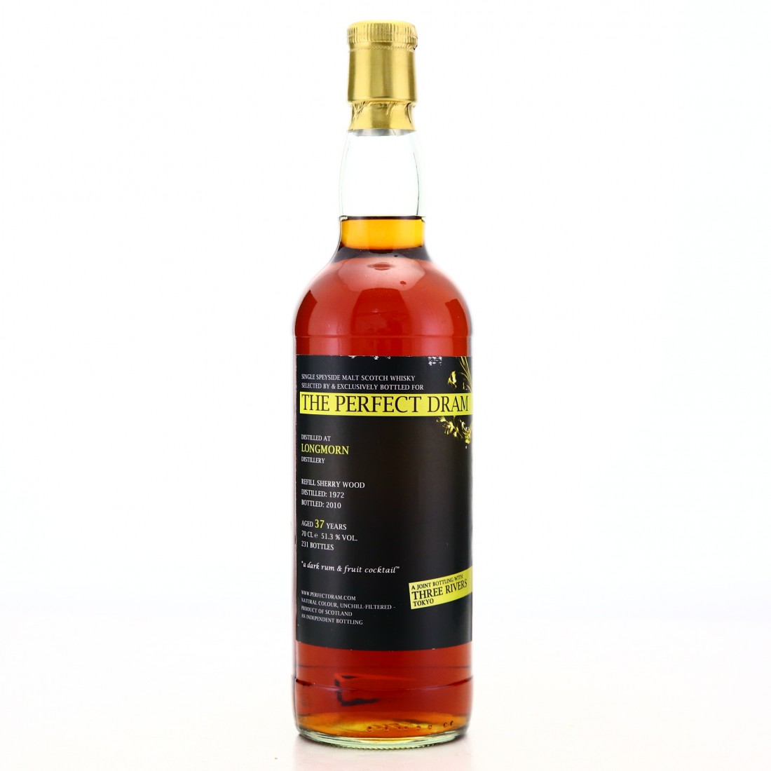 Longmorn 1972 Whisky Agency 37 Year Old Perfect Dram / Three Rivers