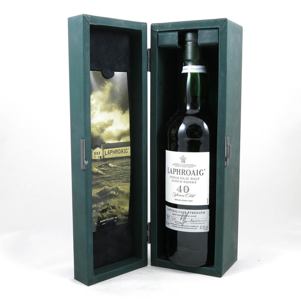 Laphroaig 40 Year Old box