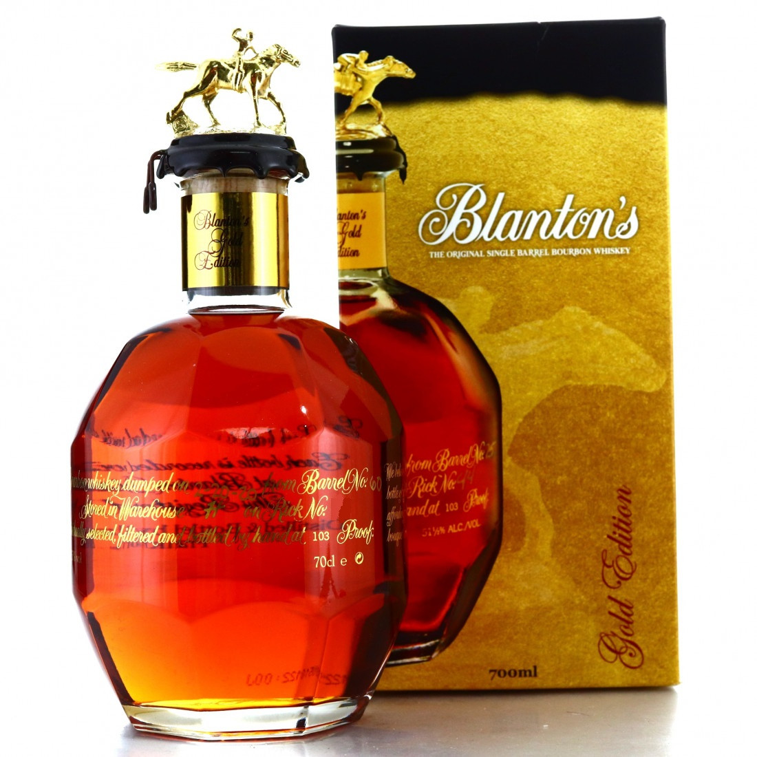 Blanton's Single Barrel Gold Edition Dumped 2020 Whisky Auctioneer